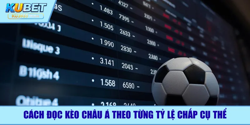Cách đọc kèo Châu Á theo từng tỷ lệ chấp cụ thể